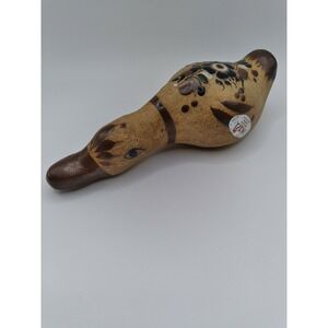 Tonala Pottery  Handpainted Duck Goose Netzi Made In Mexico